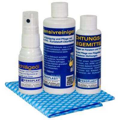 Reinigungs- und Pflege-Set f&uuml;r Kunststofffenster